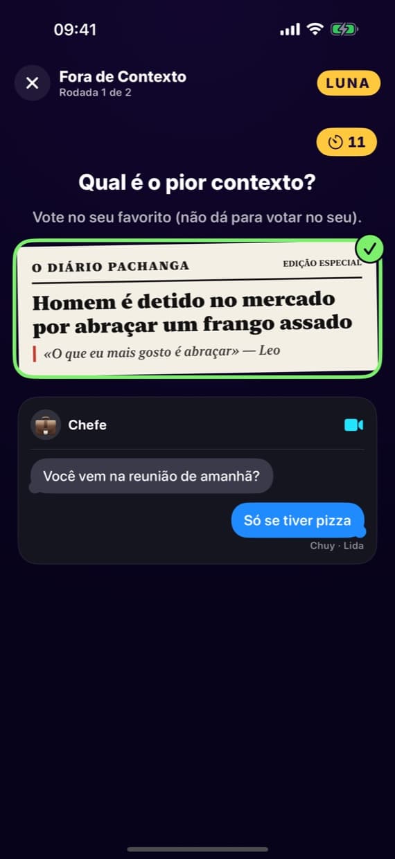 Fora de Contexto: votando no pior contexto