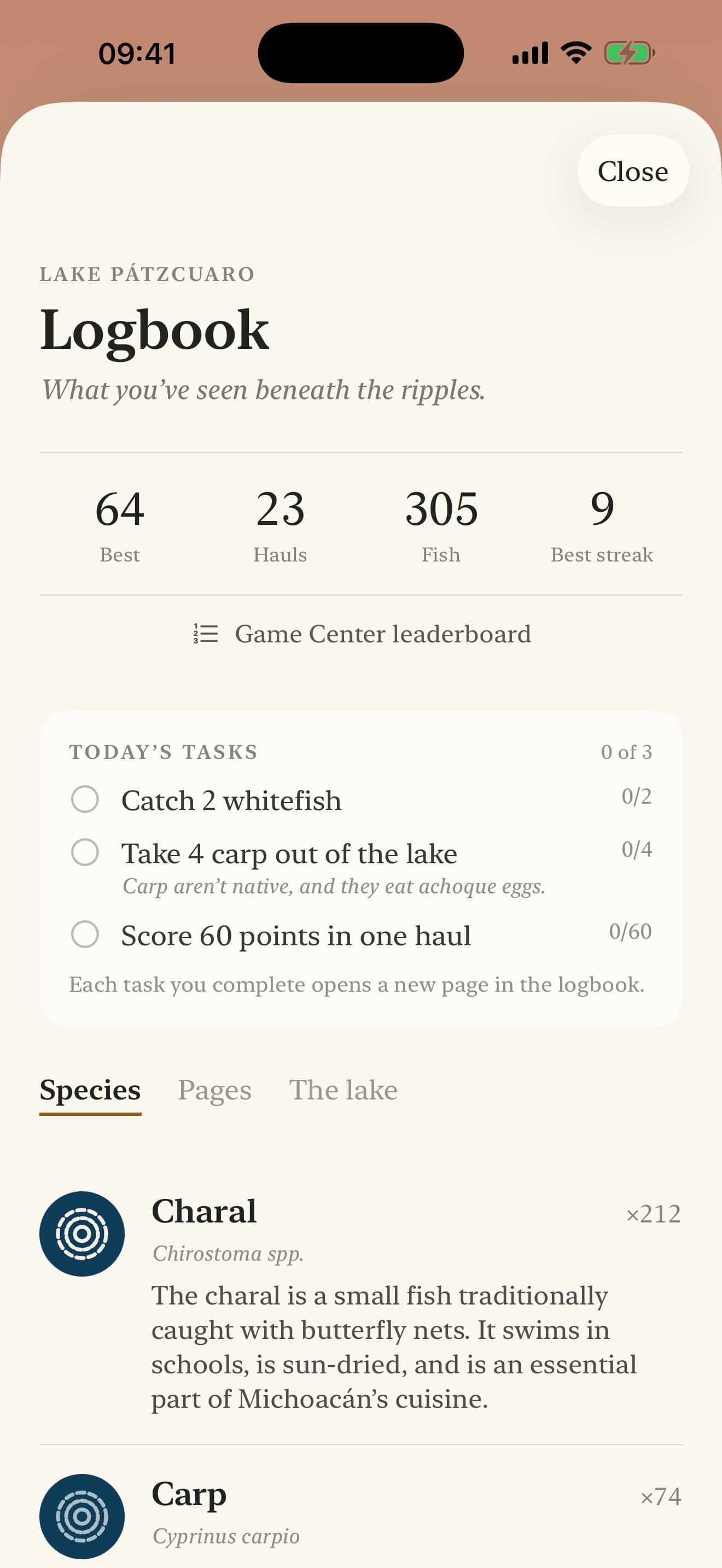 The logbook